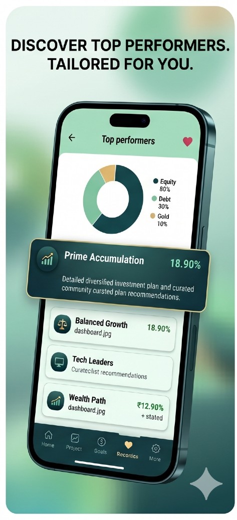 Stockfolio top performers screen with curated high-return portfolios